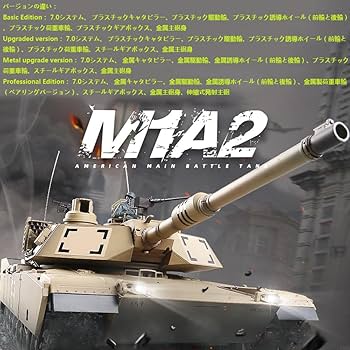 Amazon.co.jp: ラジコン 戦車アメリカ陸軍 M1A2エイブラムス主力戦車